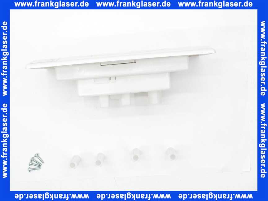 Mepa® sun für R11 Betätigungs- platte 2-Mengen Weiß 421600