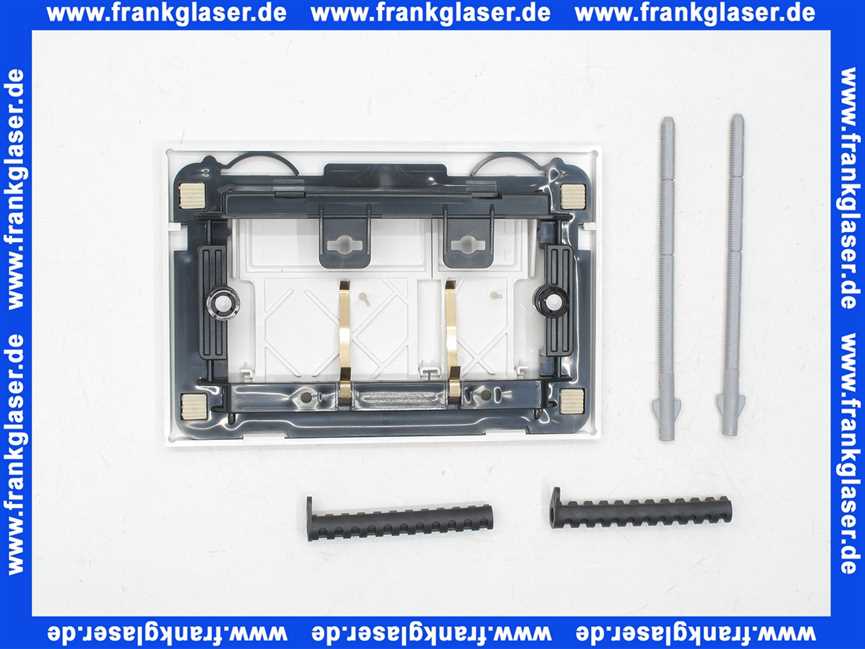 Mepa® orbit für A31/B31/E31 Betätigungsplatte für Spülkasten mit 2-Mengen Spülung, weiß 421800