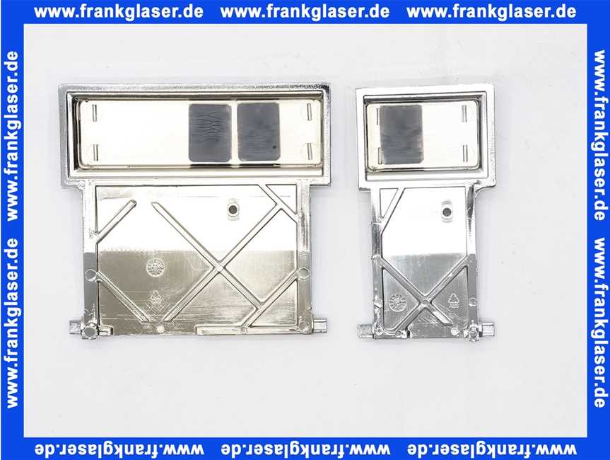 Mepa® orbit Betätigungstasten 2-M-Technik Chrom-Glanz 421834