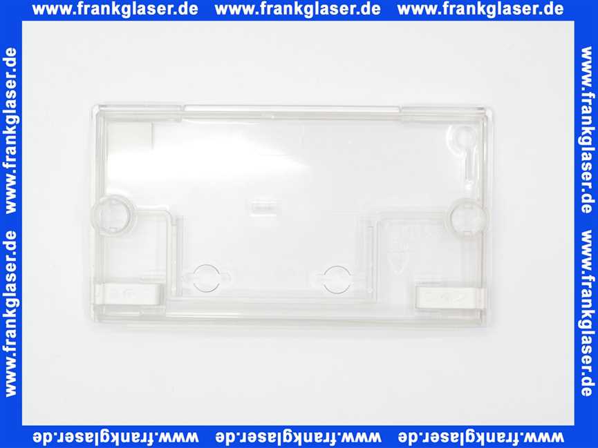 590233 Mepa® Montageplatte Revisionsplatte transparent mit Schieber für UP-Spülkasten