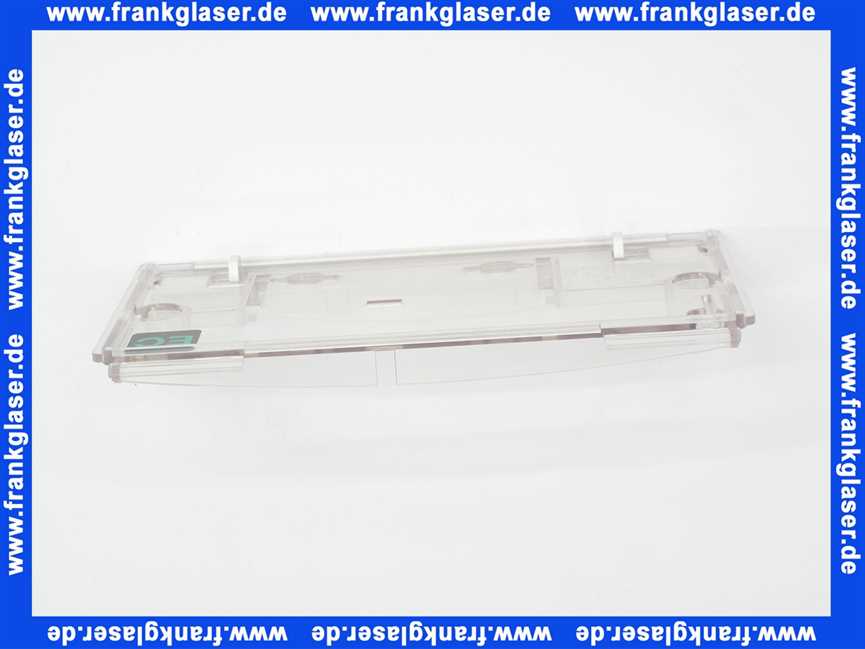 590233 Mepa® Montageplatte Revisionsplatte transparent mit Schieber für UP-Spülkasten