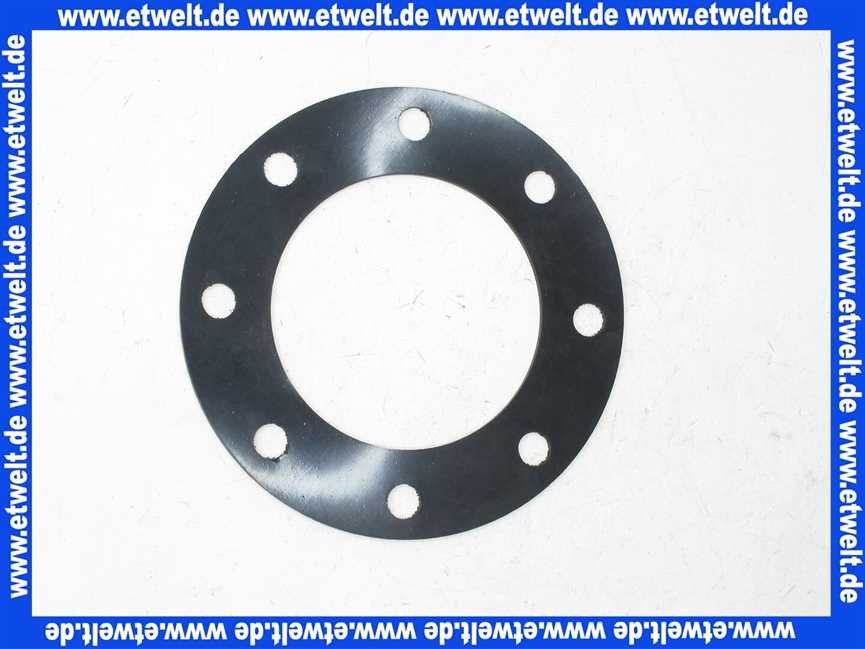 MHG MAN Flanschdichtung f. EM 120 (HU) 3 x 110 x 180 LK 150 8 x D14