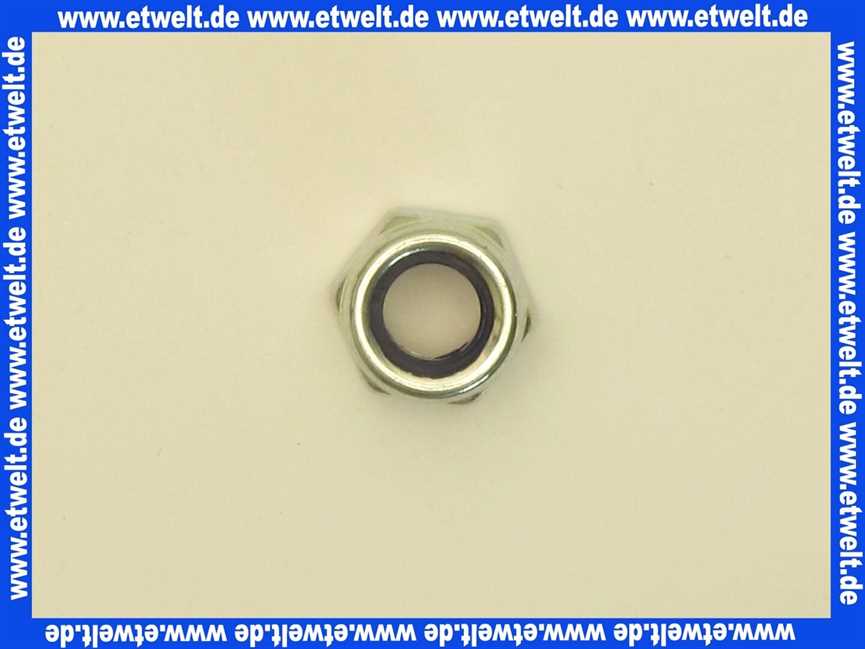 95.99196-0012 MHG MAN Sechskantmutter, M5 selbstsichernd DIN 985 A3B