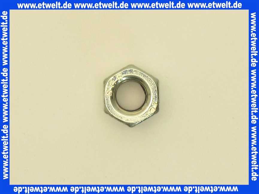 95.99196-0012 MHG MAN Sechskantmutter, M5 selbstsichernd DIN 985 A3B