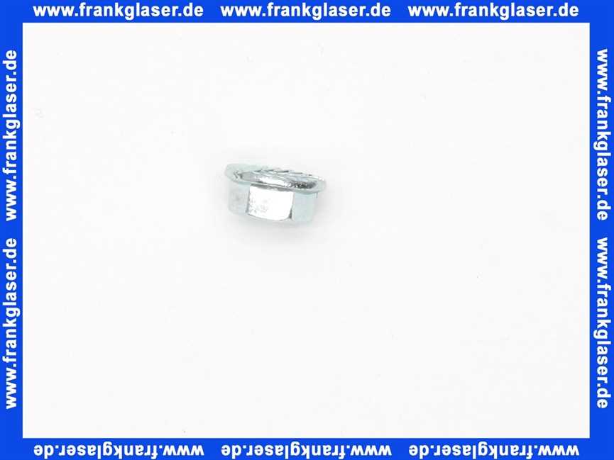 95.99196-0013 MHG MAN Sechskantmutter M5 Tensilok mit Sperrzähnen, zn