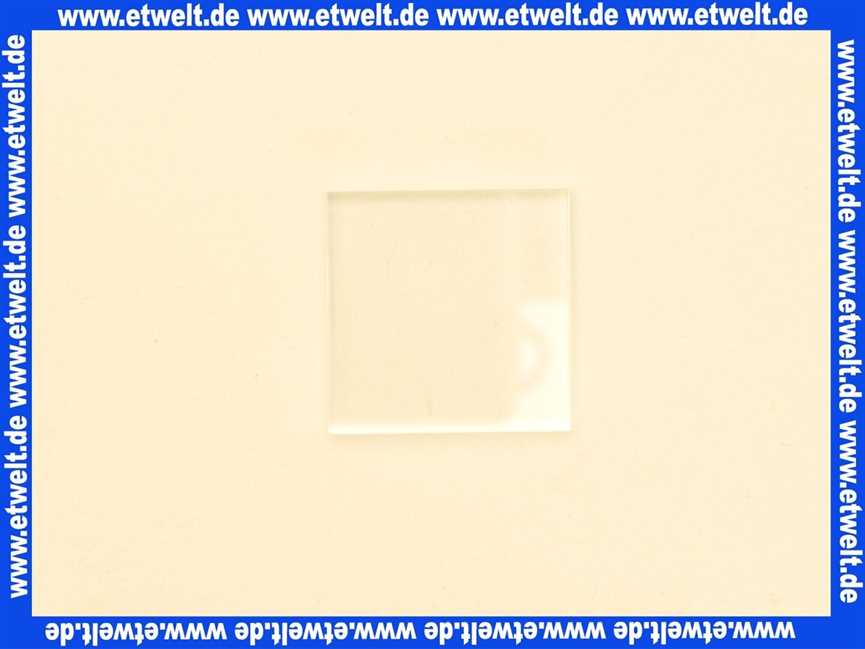 96.00025-0017 MHG MAN Schauglas (27x27 mm) für Brennerplatte für DUOMAT
