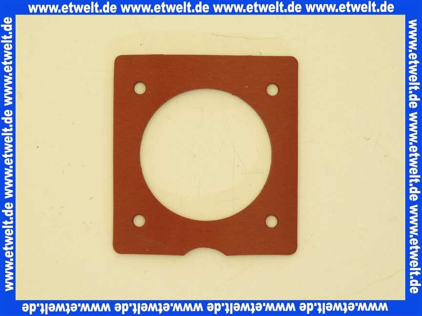 96.00025-0038 MHG MAN Dichtung (Silikon,rot,shore60) zw.Gebläse/Mischgehäuse DUOMAT