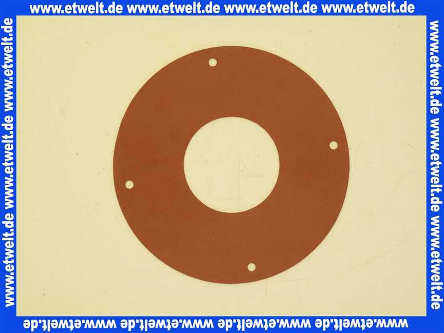 96.00025-0166 MHG MAN Dichtung (Silik. rot) Brenner- lanze zur Brennerplatte DUOMAT