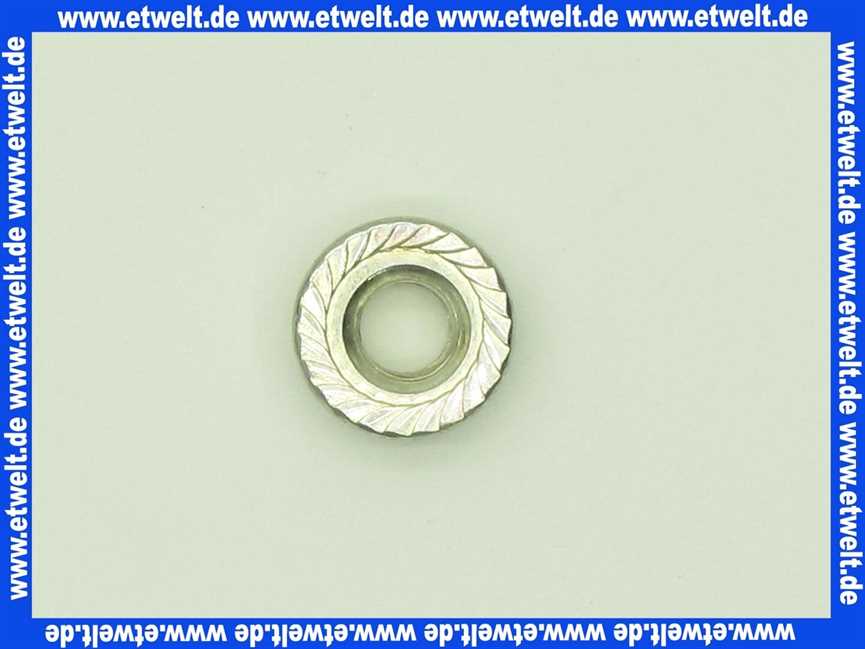 96.00025-1082 MHG MAN Mutter (Flansch) VERBUS M 6 W196.1Zn8B