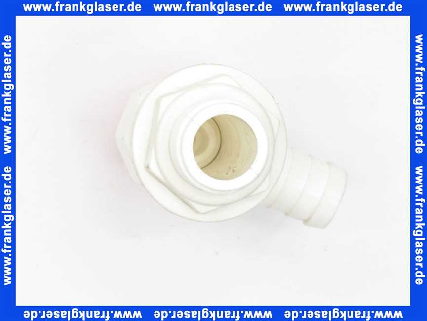 96.00025-1330 MHG MAN Spülhahn Siphon (PP, 3/4 Zoll) mit Schlauchtülle f. DUOMAT/HT