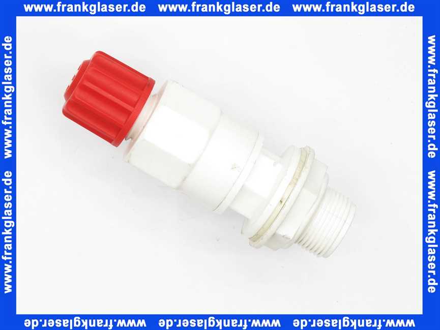 96.00025-1330 MHG MAN Spülhahn Siphon (PP, 3/4 Zoll) mit Schlauchtülle f. DUOMAT/HT