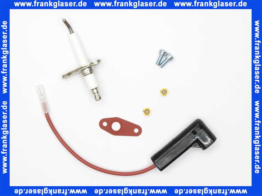 MHG / MAN Set Zündelektrode mit Zündkabel 130mm inkl. Dichtung und Schrauben 96342367204