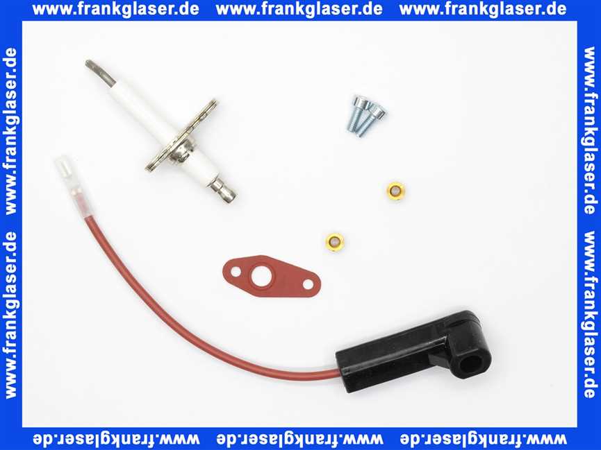 MHG / MAN Set Zündelektrode mit Zündkabel 130mm inkl. Dichtung und Schrauben 96342367204