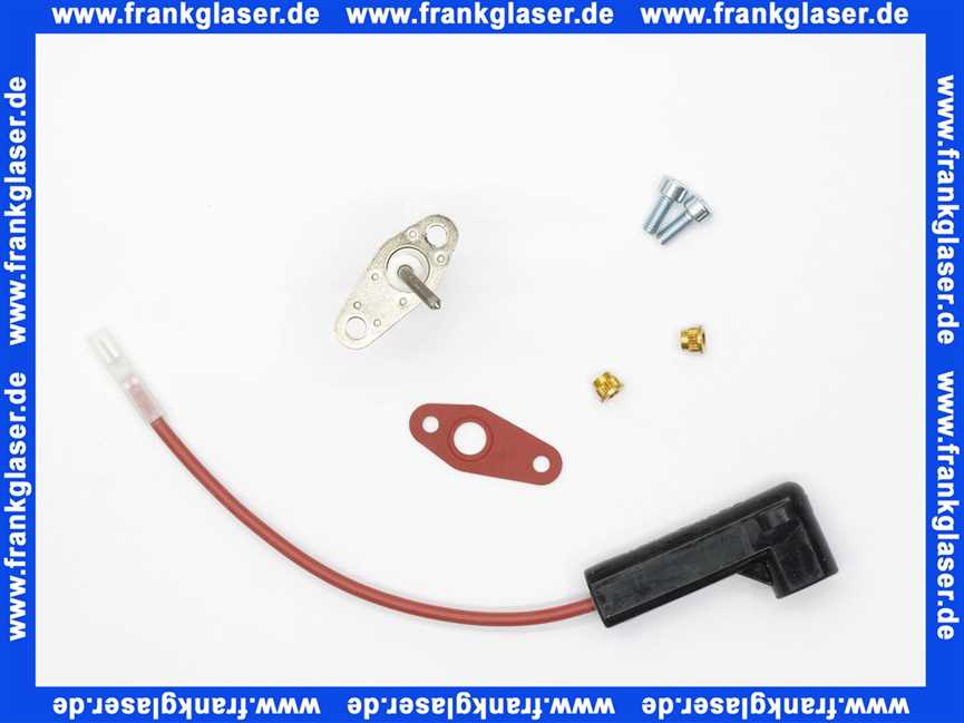 MHG / MAN Set Zündelektrode mit Zündkabel 130mm inkl. Dichtung und Schrauben 96342367204