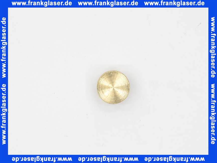 96.36288-7005 MHG MAN Stopfen für Vorlaufeinheit aus Messing für Kramer-Hydraulikgruppe