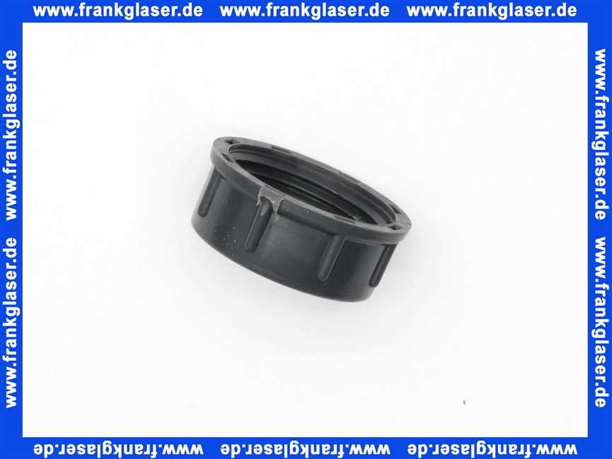 96.36496-7001 MHG MAN Mutter mit Ansatz 1 Zoll, schwarz für Kondensatschlauch