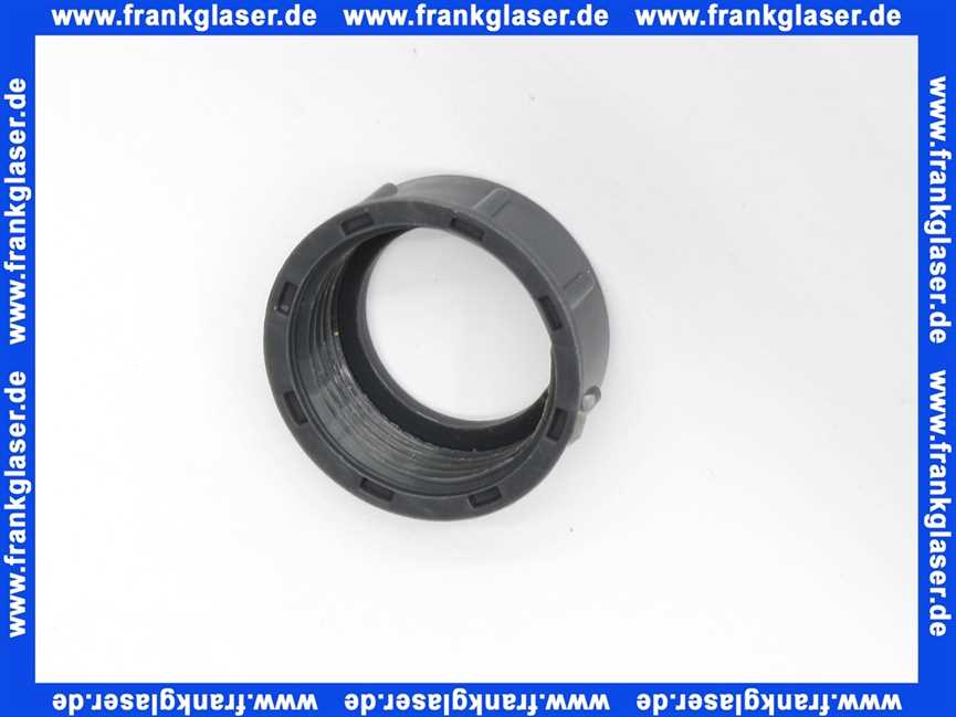 96.36496-7001 MHG MAN Mutter mit Ansatz 1 Zoll, schwarz für Kondensatschlauch