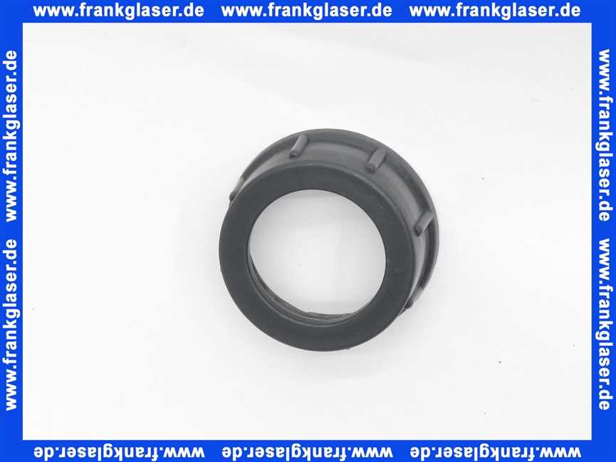 96.36496-7001 MHG MAN Mutter mit Ansatz 1 Zoll, schwarz für Kondensatschlauch