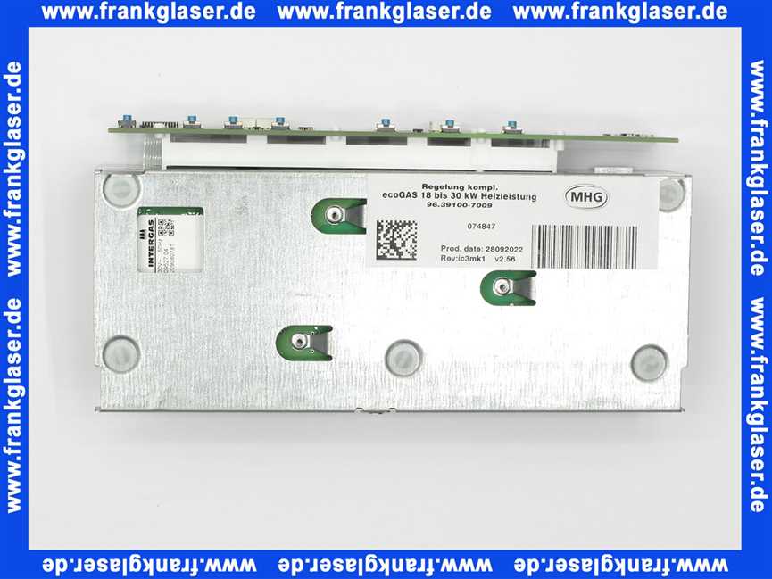 MHG MAN Regelung kompl. ecoGAS 18 bis 30 kW Heizleistung 96391007009