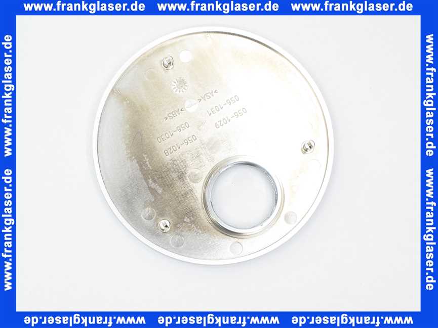 2871025 Missel Revisionsabdeckung Design Oberteil mattverchromt