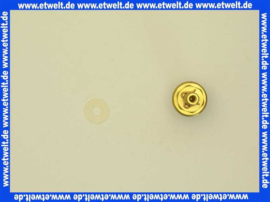 KC9010 Kera-Control Innenoberteil Hahnoberteil 3/8 90 Grad rechtsschließend kurze Spindel messing Metzger