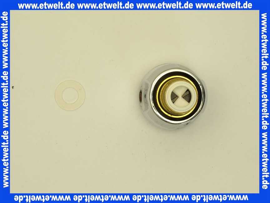 KC9015GB Hahnoberteil Oberteil 1/2 mit verchromtem Griff kalt Markierung blau Metzger