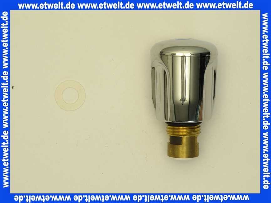 KC9015GW Hahnoberteil Oberteil 1/2 mit verchromtem Griff neutral Metzger