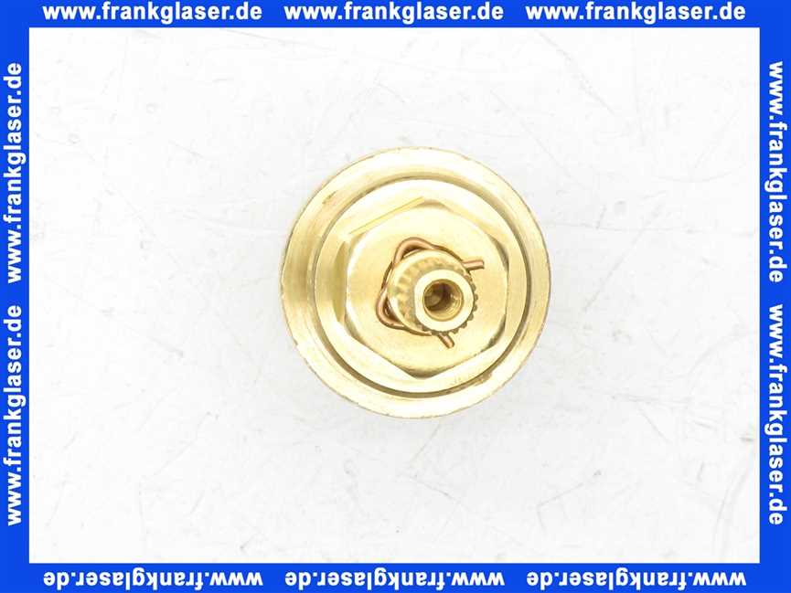 KC9020 Kera-Control Innenoberteil Hahnoberteil 3/4 90 Grad rechtsschließend kurze Spindel messing Metzger