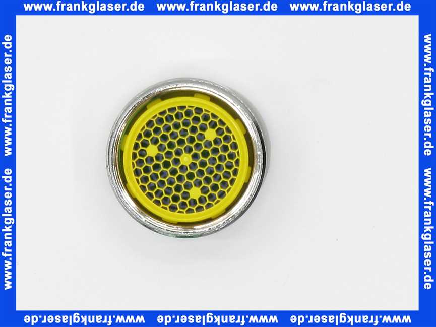 01447295 Neoperl® HONEYCOMB Clinic Strahlregler gelb M24X1 Z = 7.5 - 9.0 L/MIN.