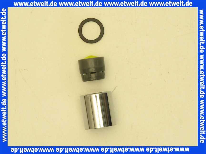 01560845 Neoperl® Strahlregler Perlator® Strahlregler Luftsprudler TT PCA verchromt IG 3/8 8.0 l/min