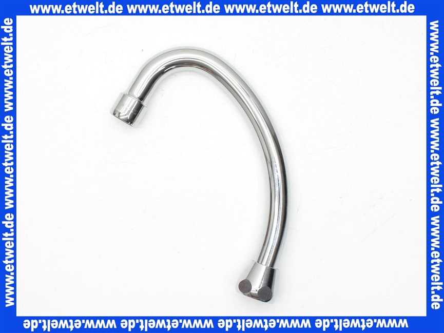16813194 Neoperl® Uni. J-Auslauf verchromt mit CASCADE 3/4 130 mm