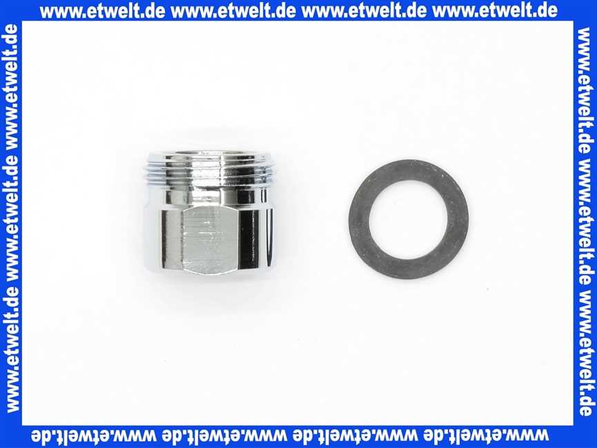 50050894 Neoperl® Reduktion Messing verchromt IG M22X1 x AG 3/4