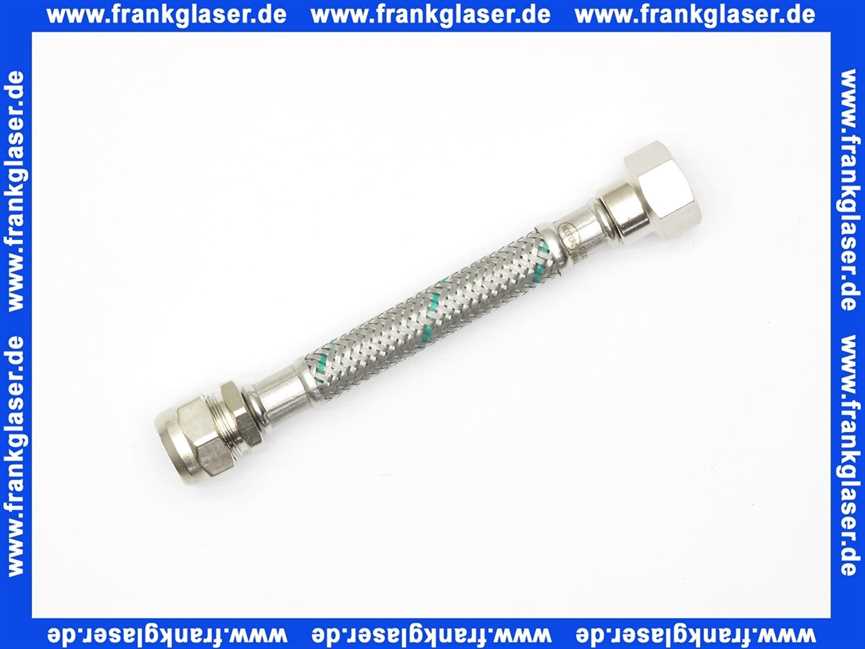 63412012 Neoperl® NEOFLEX Panzerschlauch DN 8 VS IG ger. x Quetschv. F3/8 X 10 MM / 12cm