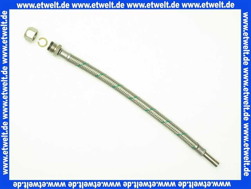 66860040 Neoperl® NEOFLEX Panzerschlauch DN 8 Q-verschr./Rohrstutzen 3/8 /10 x 10 400