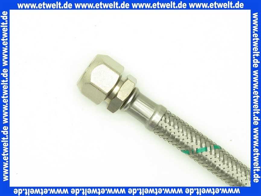 66860040 Neoperl® NEOFLEX Panzerschlauch DN 8 Q-verschr./Rohrstutzen 3/8 /10 x 10 400