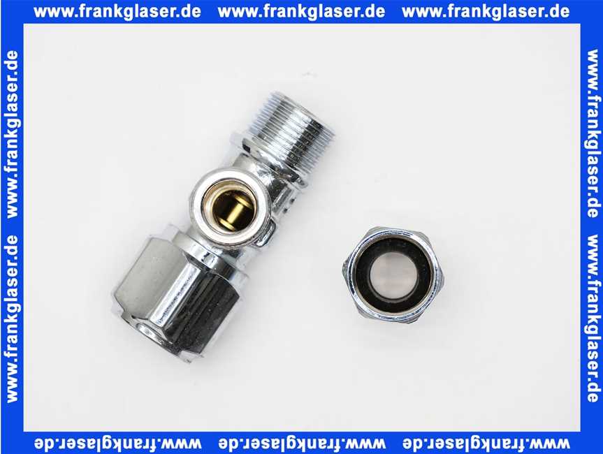 1222ELB Nil Gampper Eckventil NILplus 3/8 , kurz ELB-Verschraubung NILplus forte 3/8