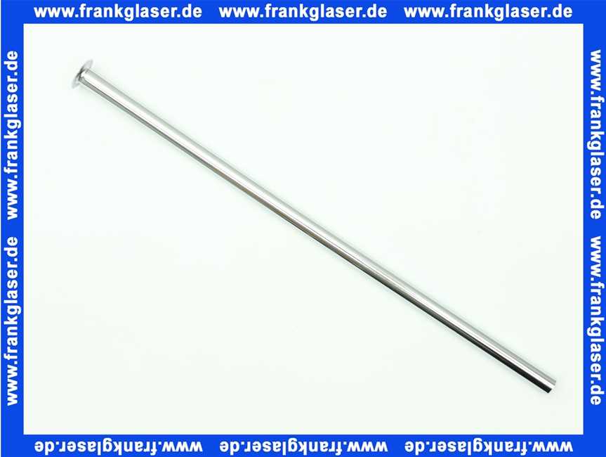 123 Nil Gampper Cu-Rohr d: 10 mm x 300 mm lang 1/2 Bördel (d: 18 mm) - glatt,verchr.