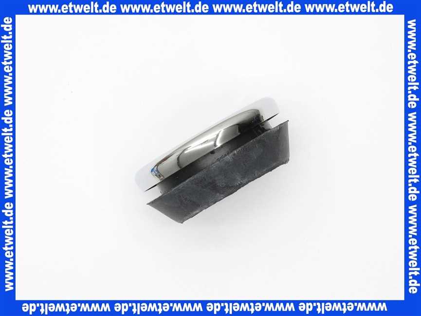 188 Nil Gampper WC-Verb. für Spülr. (Euro-WC) d:28x26 + d:32x30 mm, mit Rosette