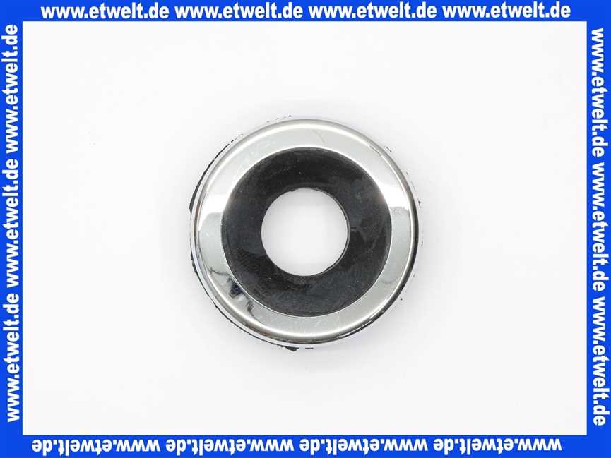 188 Nil Gampper WC-Verb. für Spülr. (Euro-WC) d:28x26 + d:32x30 mm, mit Rosette