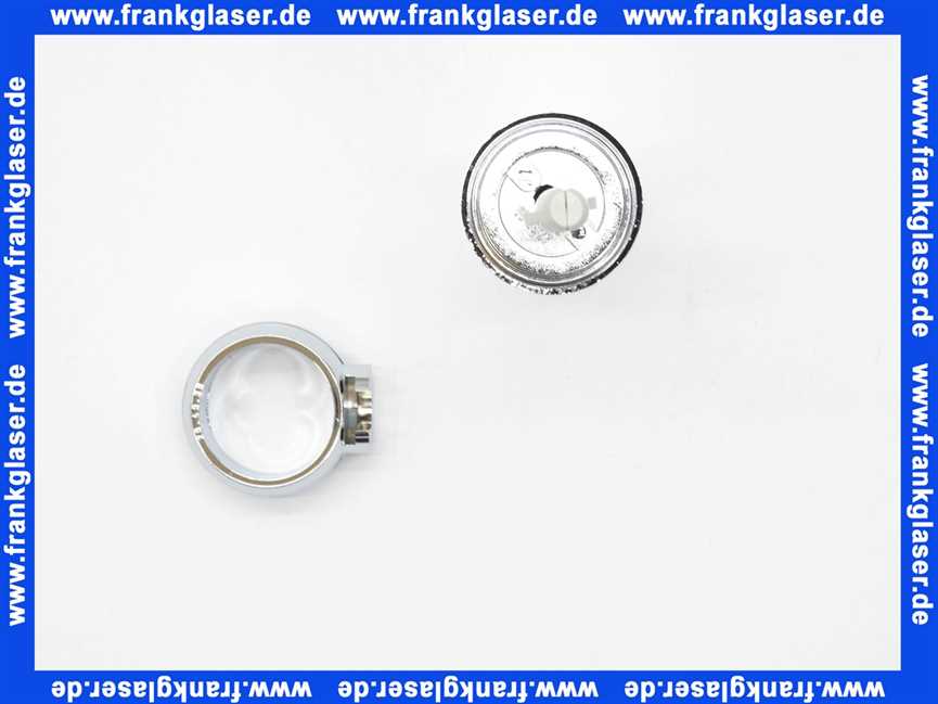 189 Nil Gampper Spülrohrschelle für Spülrohr d:28 mm, verchromt