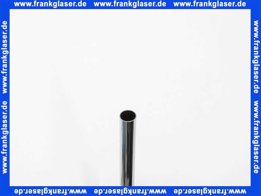 200362 Nil Gampper Urinalspülrohr d:18x16,5x300 mm 30 mm gekröpft, Kupfer verchromt