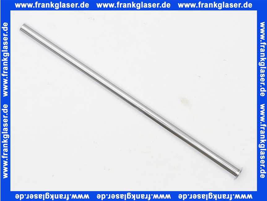 223 Nil Gampper Cu-Rohr d: 12 mm x 300 mm 1/2 Bördelrand - glatt, verchromt