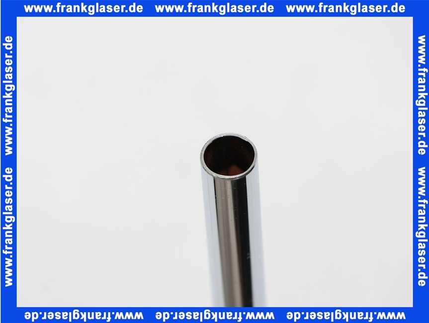 223 Nil Gampper Cu-Rohr d: 12 mm x 300 mm 1/2 Bördelrand - glatt, verchromt