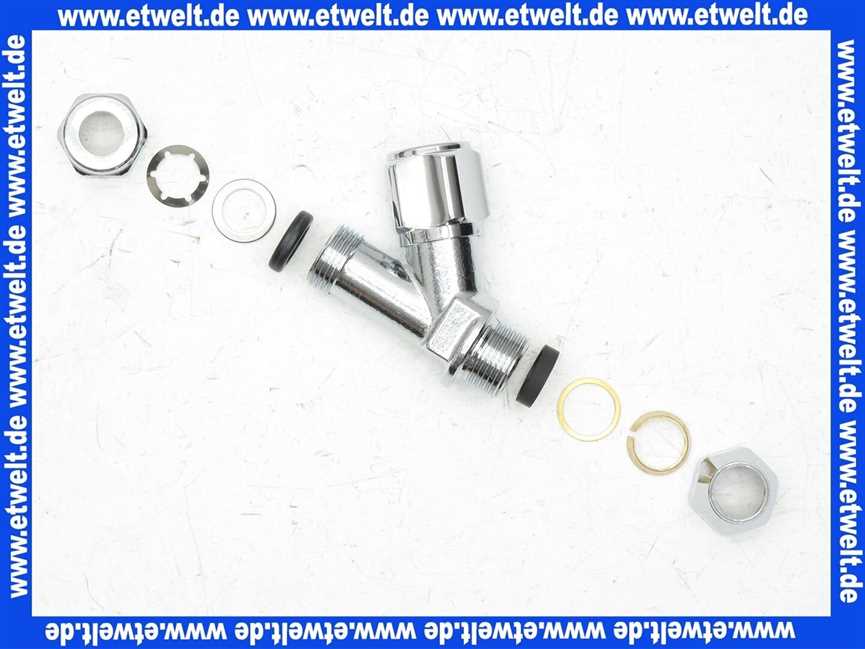 3123 Nil Gampper Schrägsitzventil NILplus 3/8 kurz, Quetschverschr. 3/8 x d:10 mm