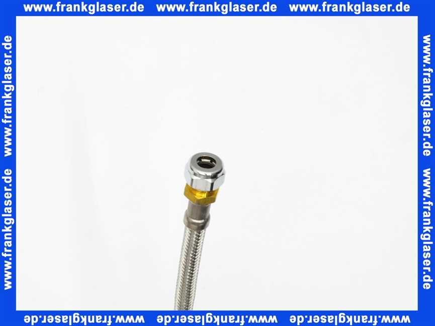 4610 Nil Gampper Flexschlauch ÜM 3/8 L: 1000 mm Quetschverschr. NILplus forte 3/8