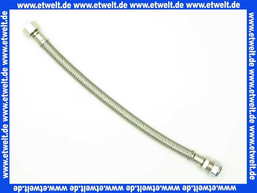 463 Nil Gampper Flexschlauch ÜM 3/8 L: 300 mm Quetschverschr. NILplus forte 3/8