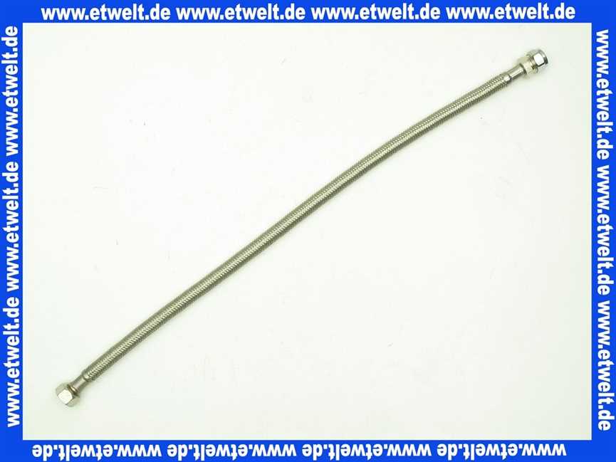 465 Nil Gampper Flexschlauch ÜM 3/8 L: 500 mm Quetschverschr. NILplus forte 3/8