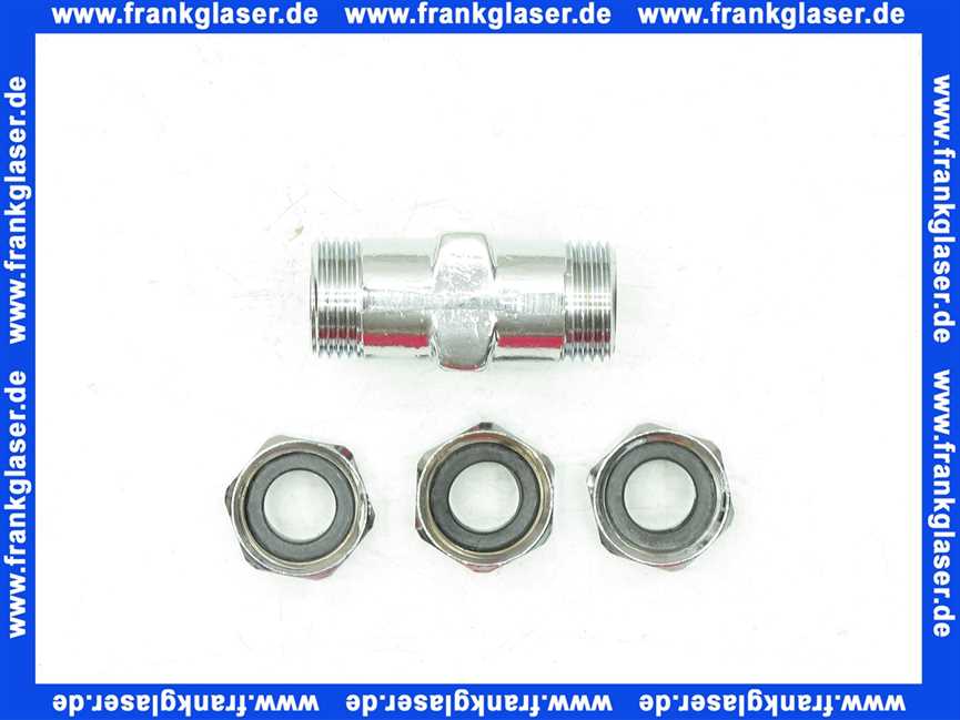 5901 Nil Gampper T-Verschr. 3/8 x 3/8 x 3/8 3 Quetschverschraubungen 3/8 x d: 10 mm