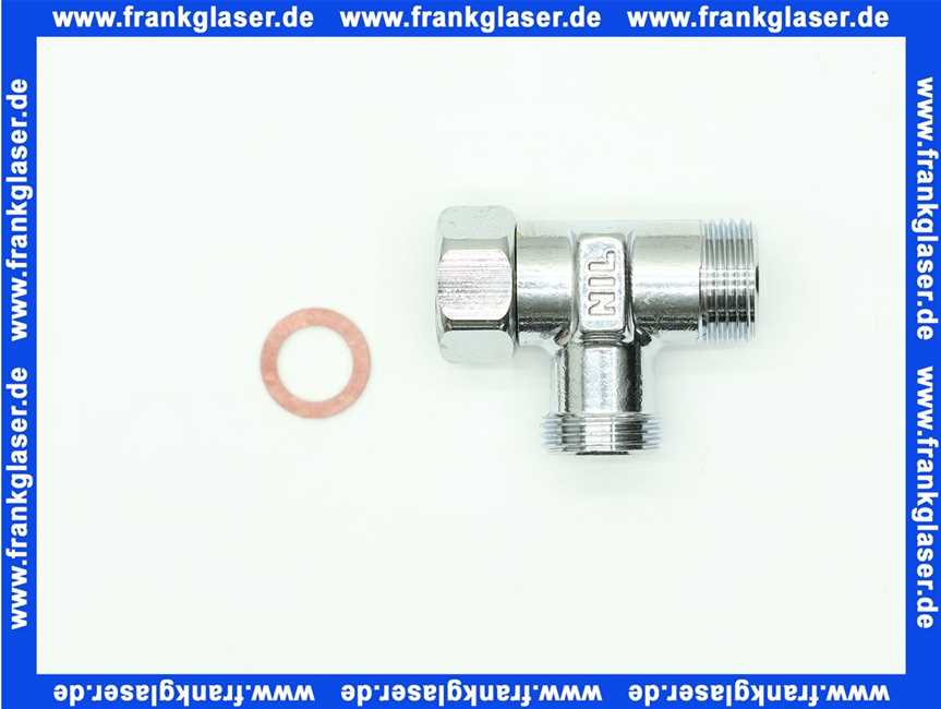 5943 Nil Gampper T-Verschr. 3/8 , ÜM 3/8 ohne Quetschverschraubungen