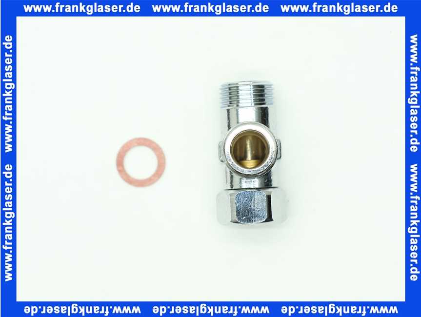 5943 Nil Gampper T-Verschr. 3/8 , ÜM 3/8 ohne Quetschverschraubungen